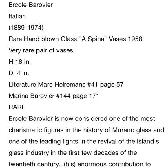 Beautiful rare Murano Vase - Picture 5 of 5